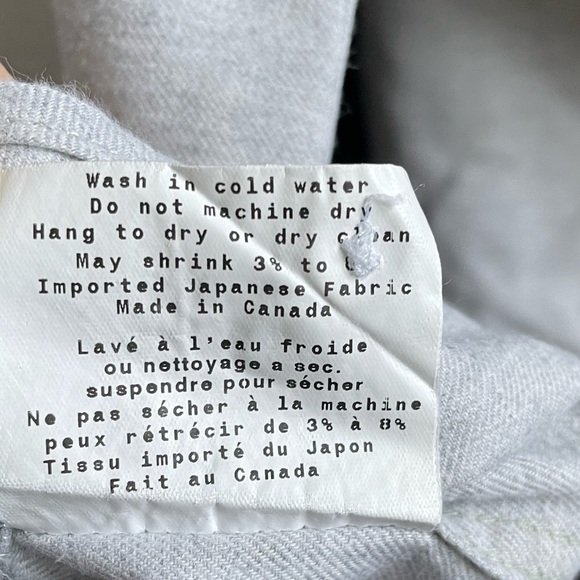 Naked & Famous Collared Shirt (XL) Gray - Picture 6 of 9